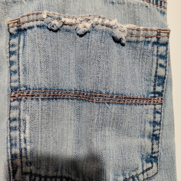 X2 Denim Laboratory #M42 boot cut destructed & distressed jeans mens size 36/34 - Picture 8 of 15